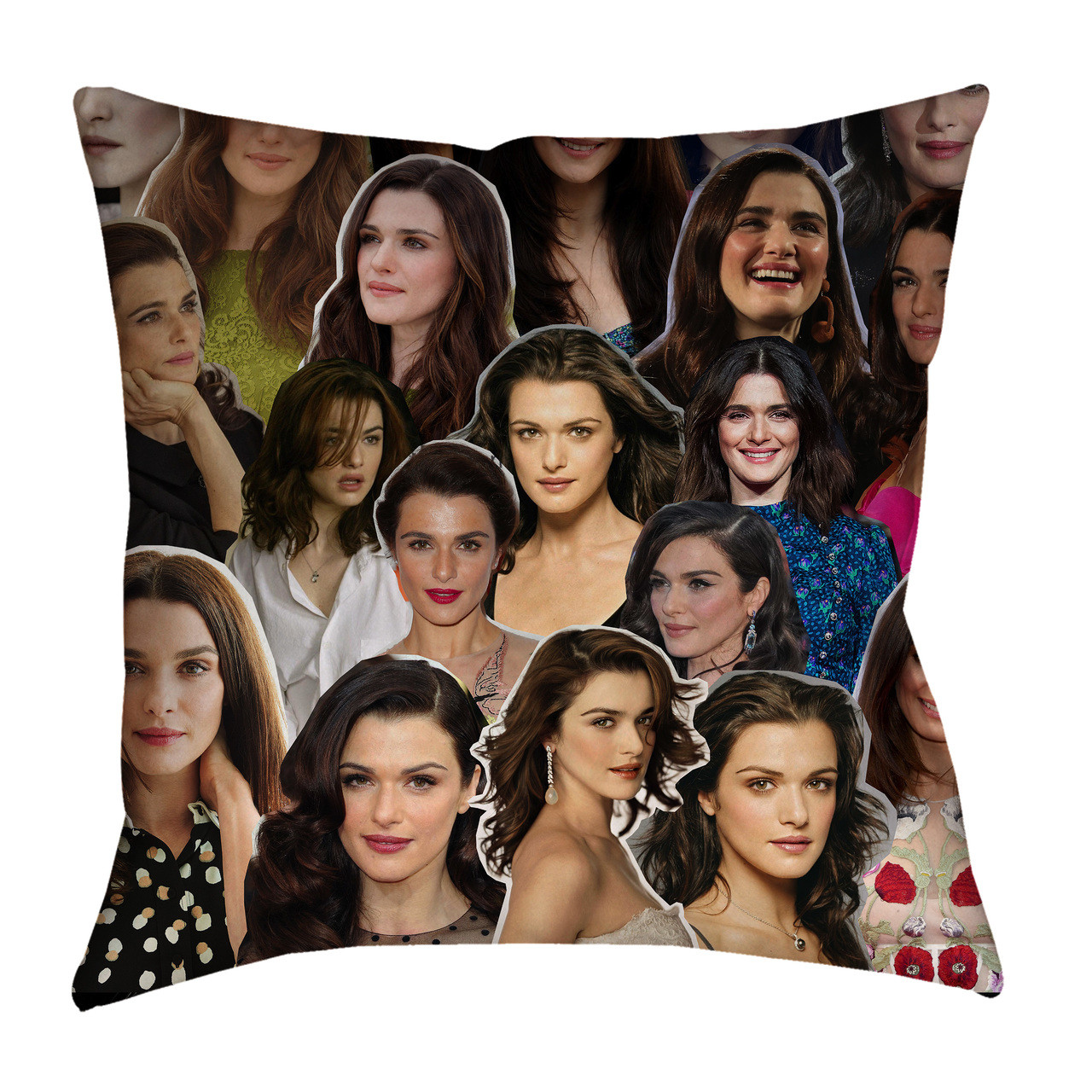 Rachel Weisz Photo Collage Pillowcase - Subliworks