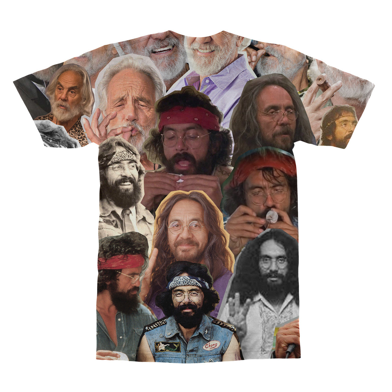 Tommy Chong Photo Collage T-Shirt 