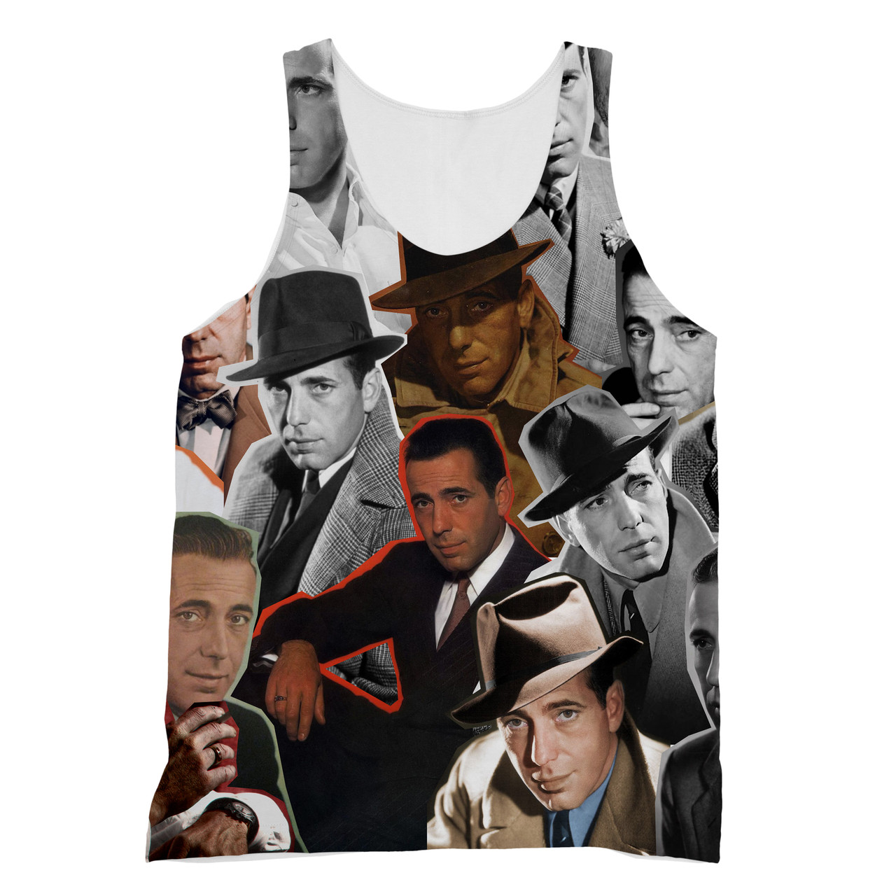 Humphrey Bogart Photo Collage T-Shirt - Subliworks