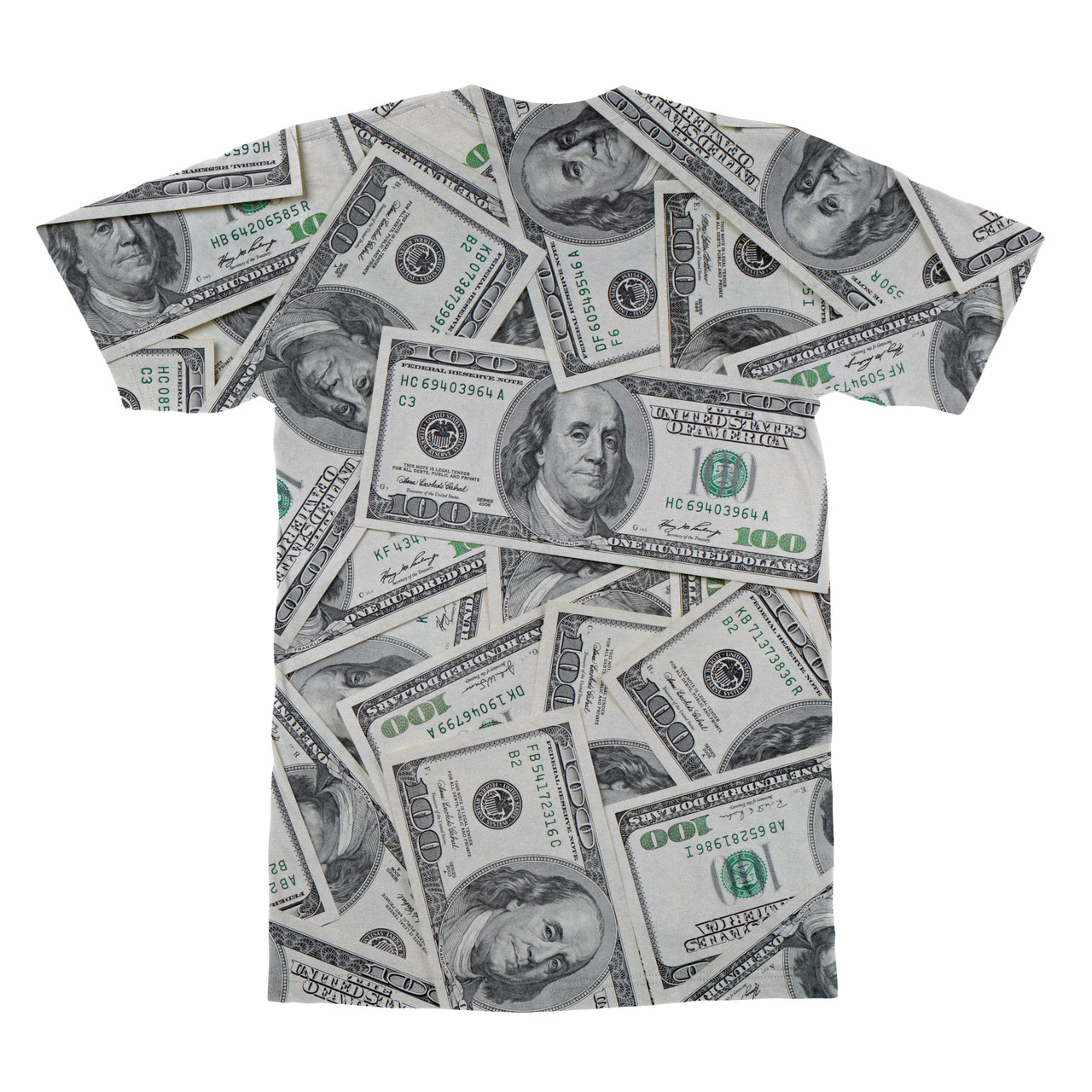 100 Dollar Bill T Shirt Subliworks - 100 dollar t shirt roblox
