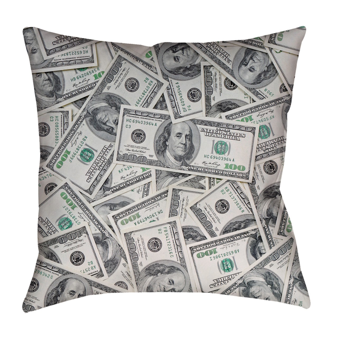 100 Dollar Bill Pillowcase Subliworks