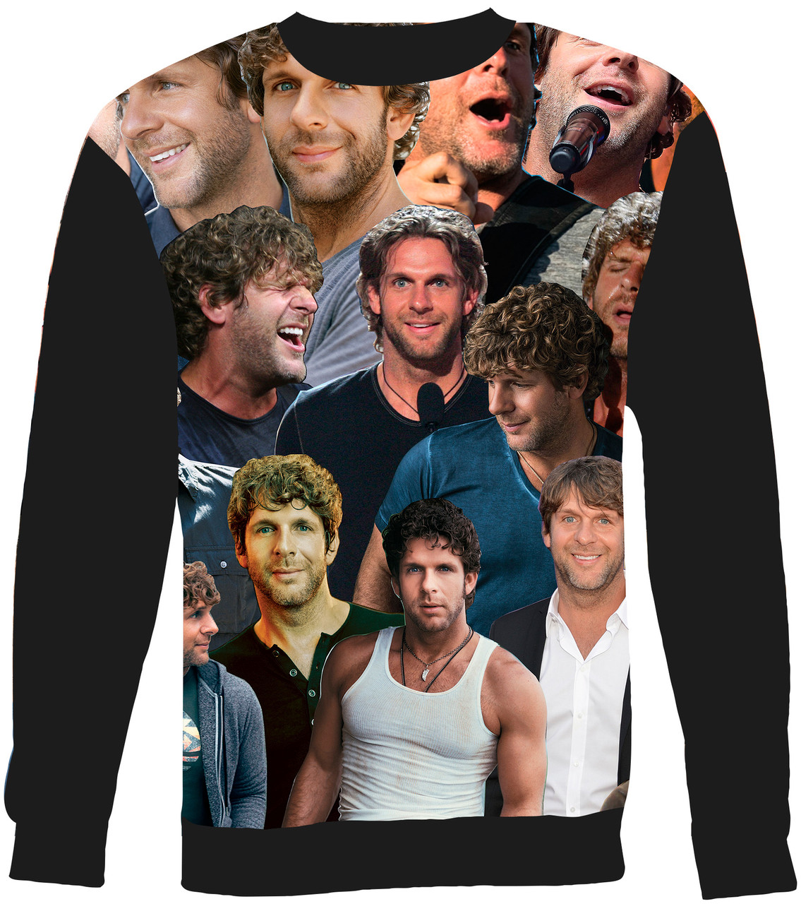 Billy Currington Collage Sweater Sweatshirt