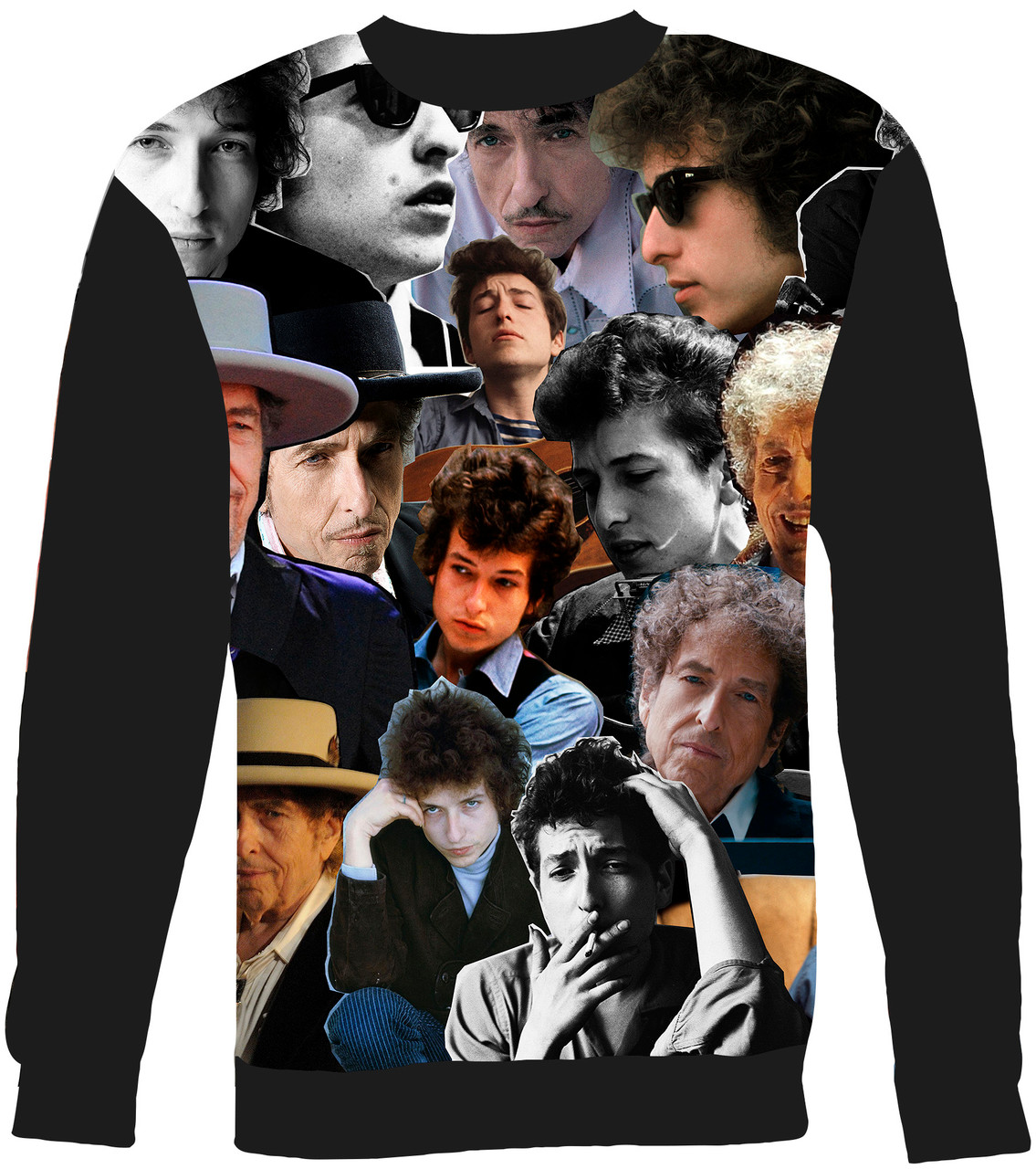Bob Dylan Collage Sweater Sweatshirt - Subliworks