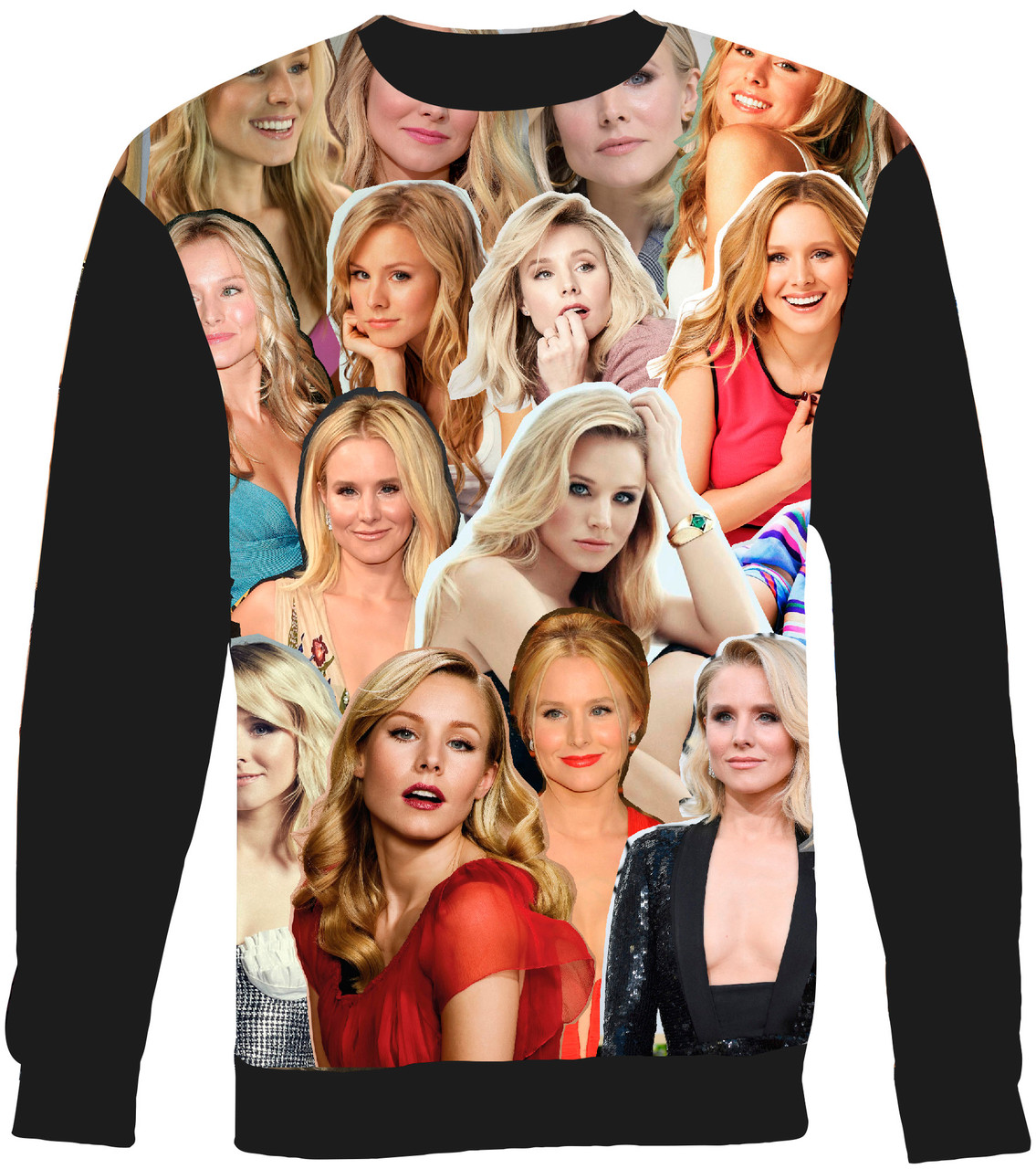 Kristen Bell Collage Sweater Sweatshirt Subliworks