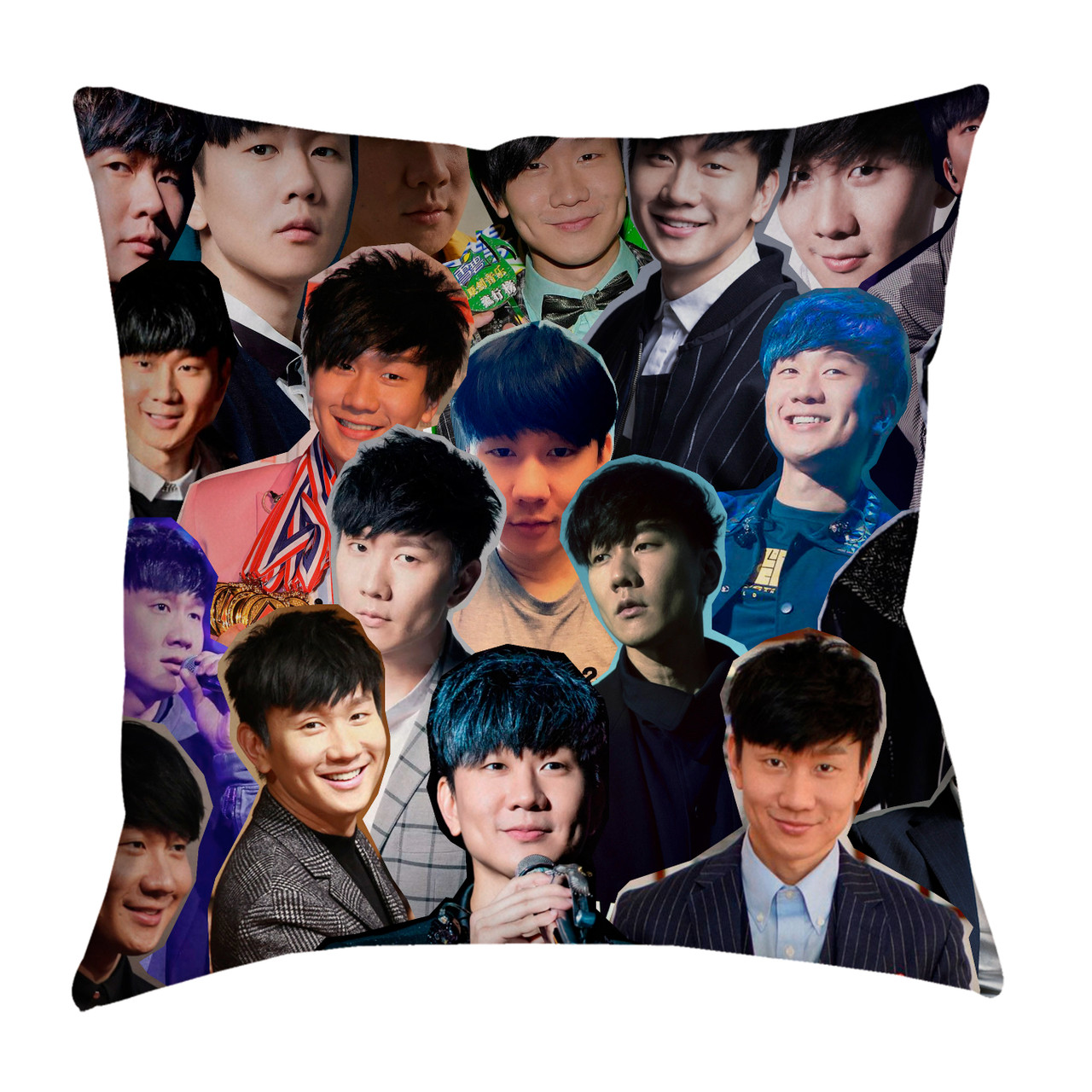 JJ Lin Photo Collage Pillowcase - Subliworks