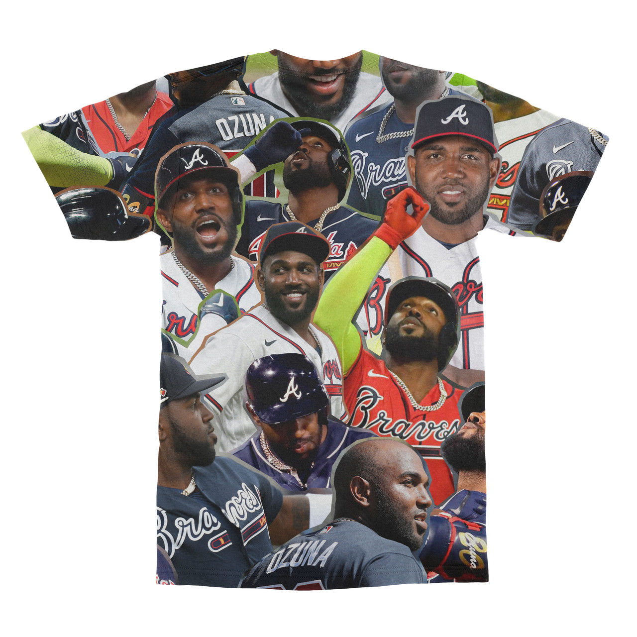 Marcell Ozuna Photo Collage T-Shirt - Subliworks