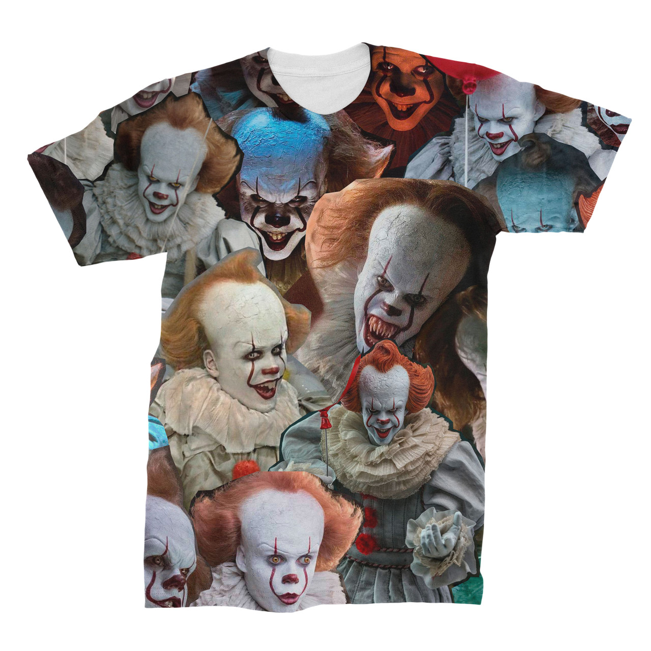 Pennywise It Photo Collage T Shirt