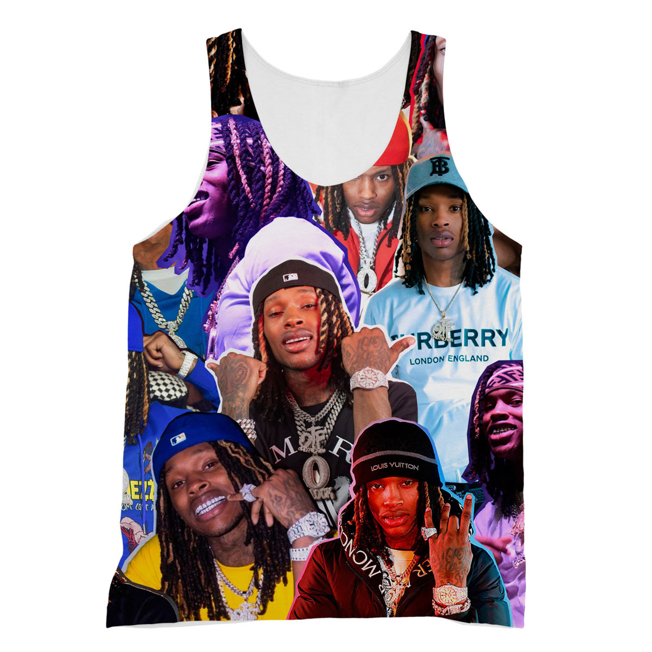 King Von Photo Collage T-Shirt