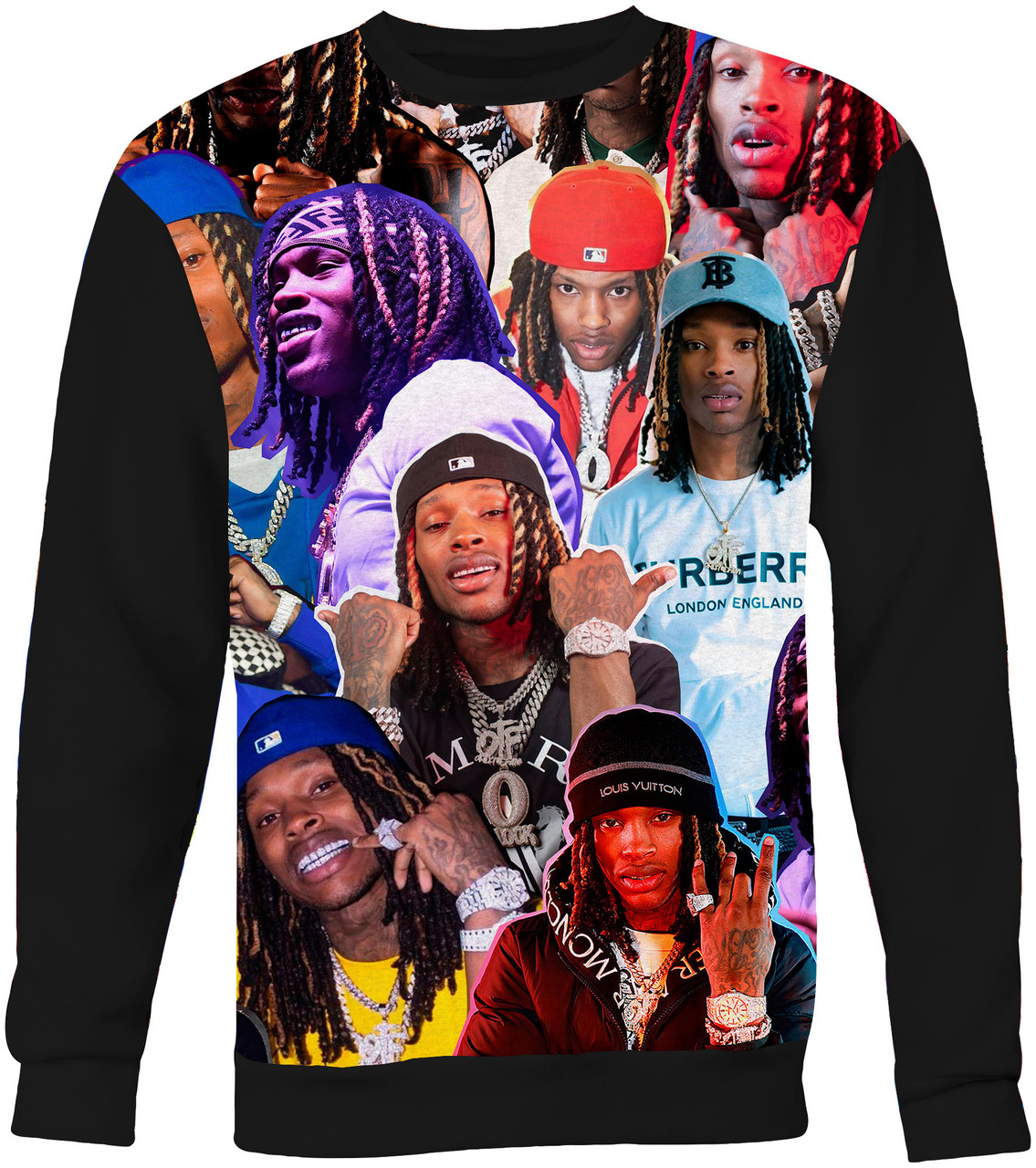 King Von Collage Sweater Sweatshirt - Subliworks