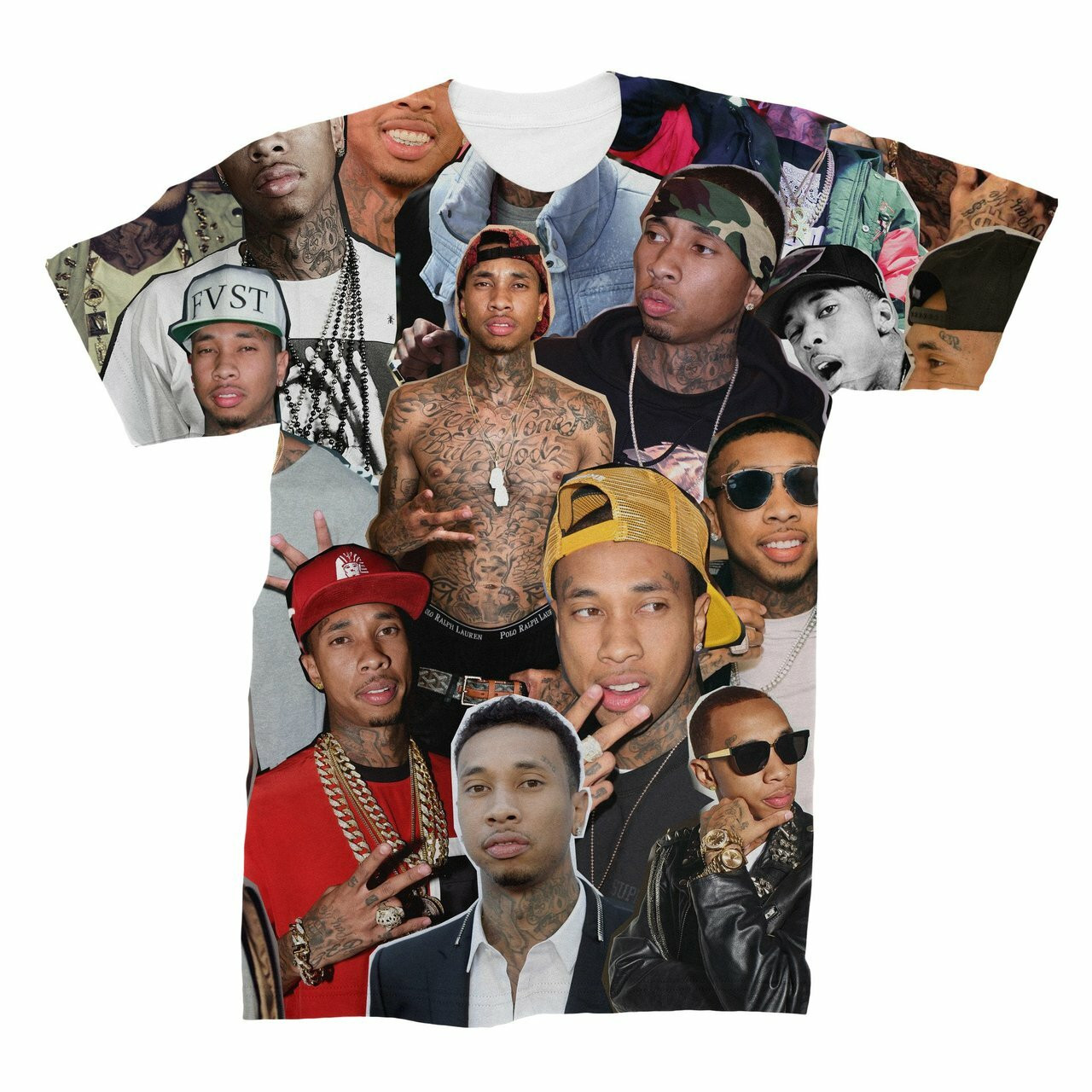 Tyga Photo Collage T-Shirt