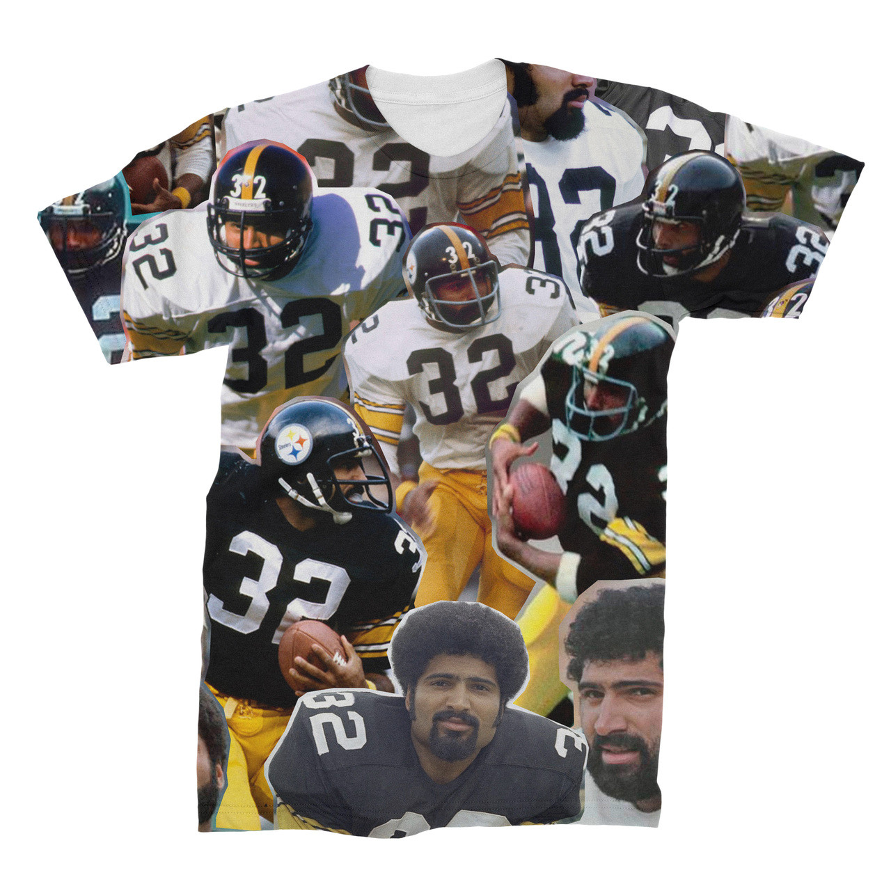 Franco Harris Photo Collage T-Shirt