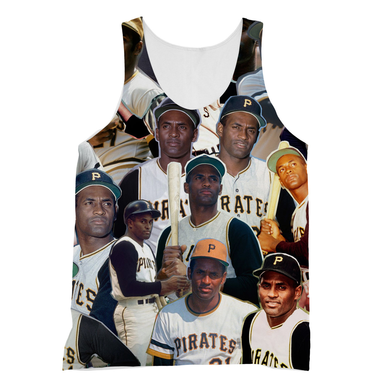 Roberto Clemente Photo Collage T-Shirt - Subliworks
