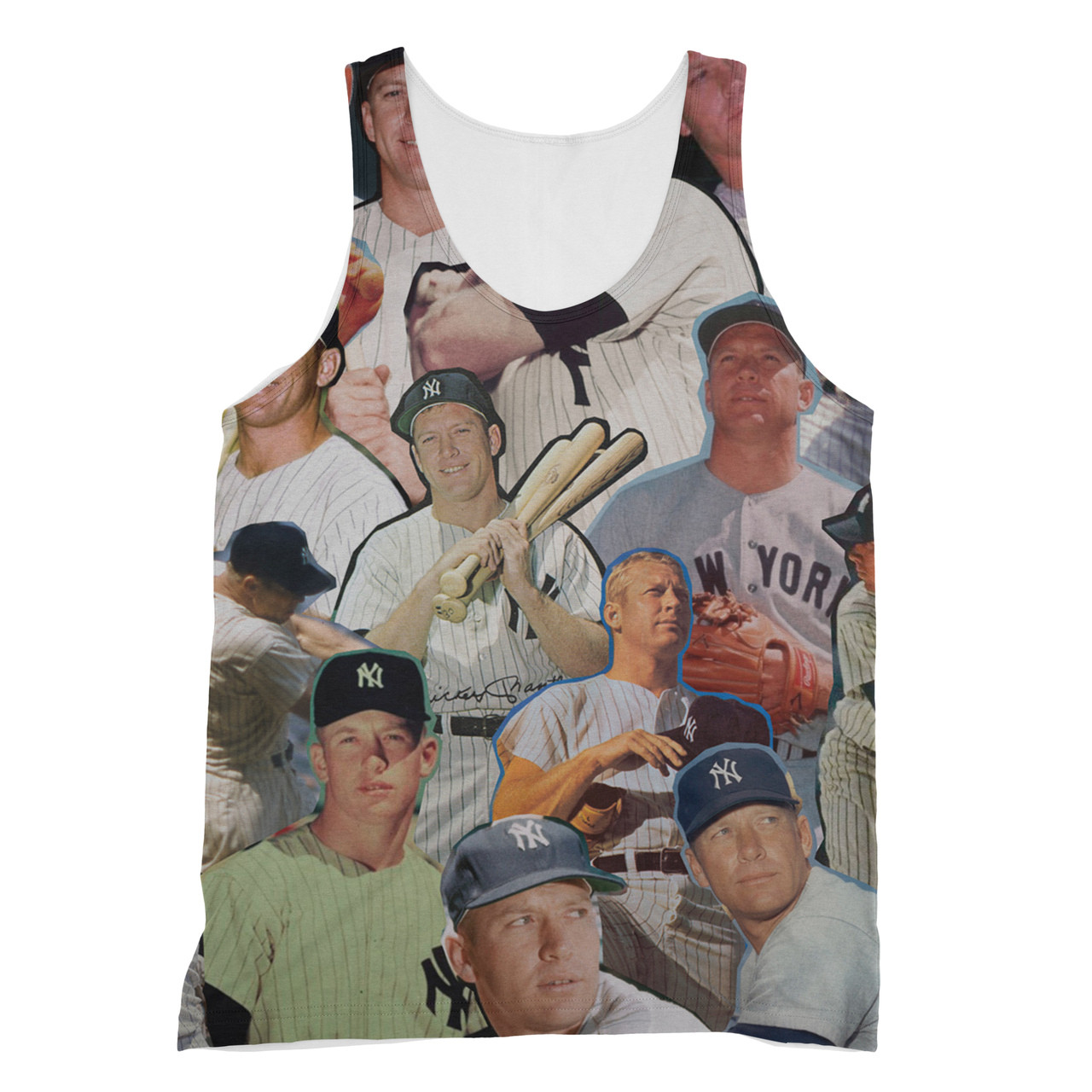 Mickey Mantle Photo Collage T-Shirt - Subliworks
