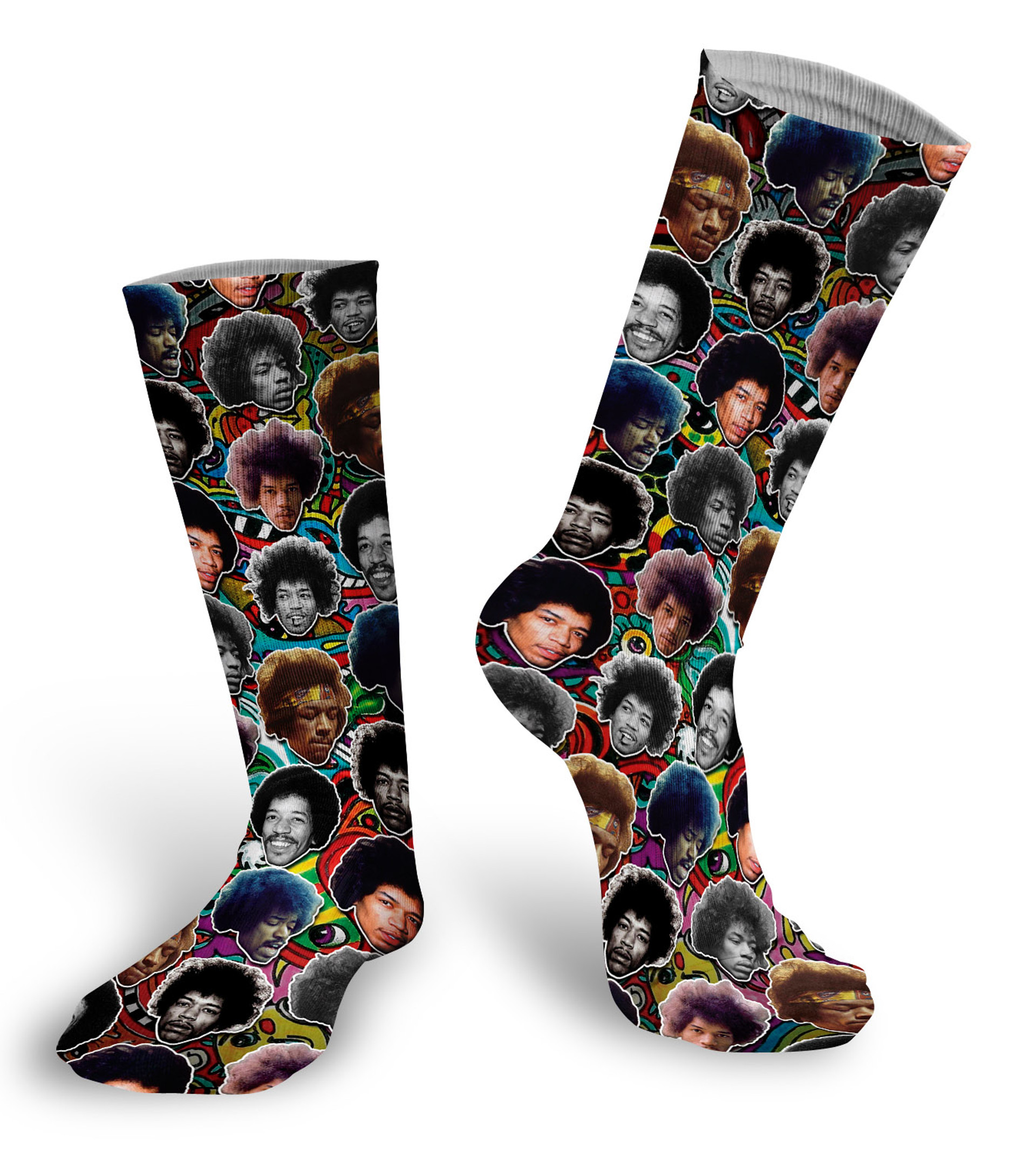 Jimi Hendrix Photo Collage T-Shirt