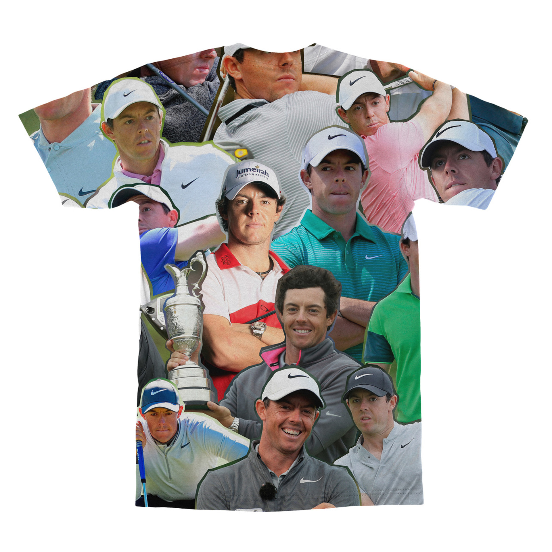 Rory McIlroy Photo Collage T-Shirt - Subliworks
