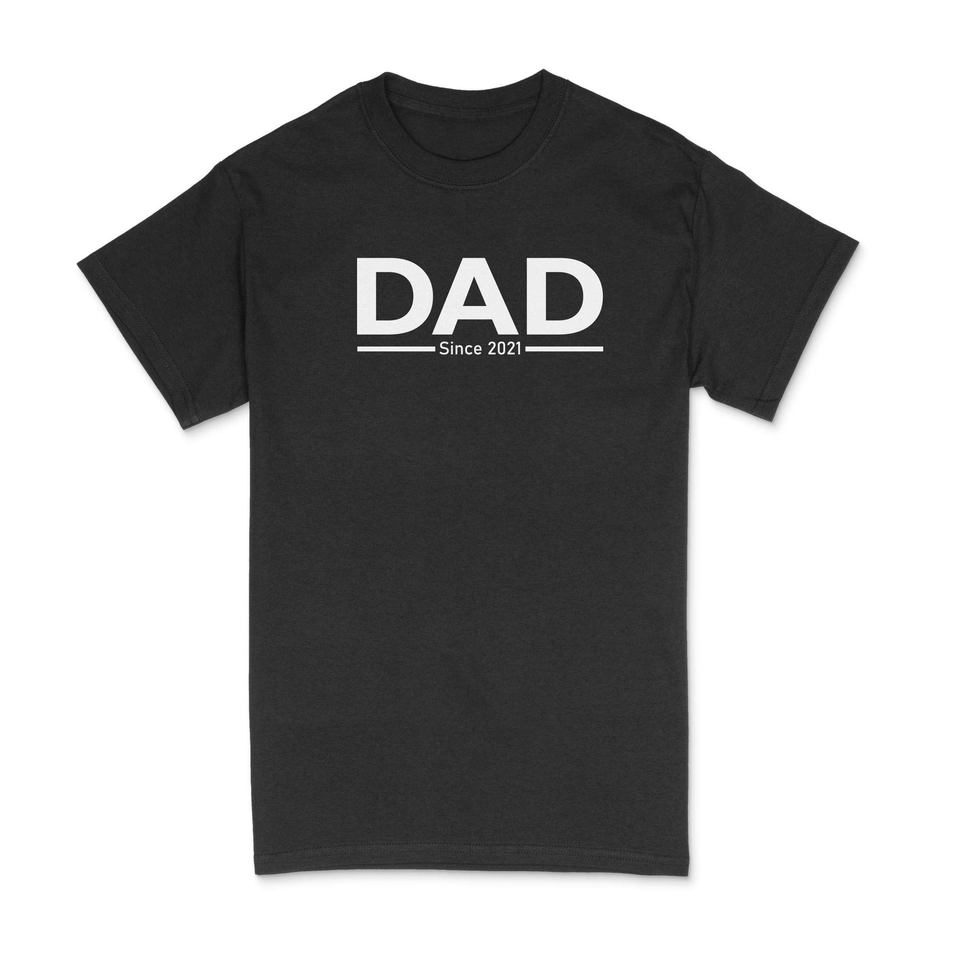 Dad-Since 2021 T-Shirt - Subliworks