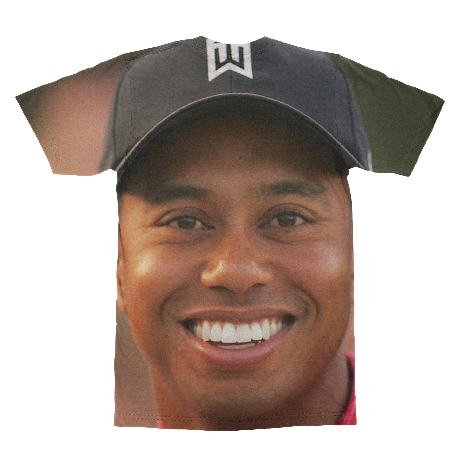 tiger woods face shirt