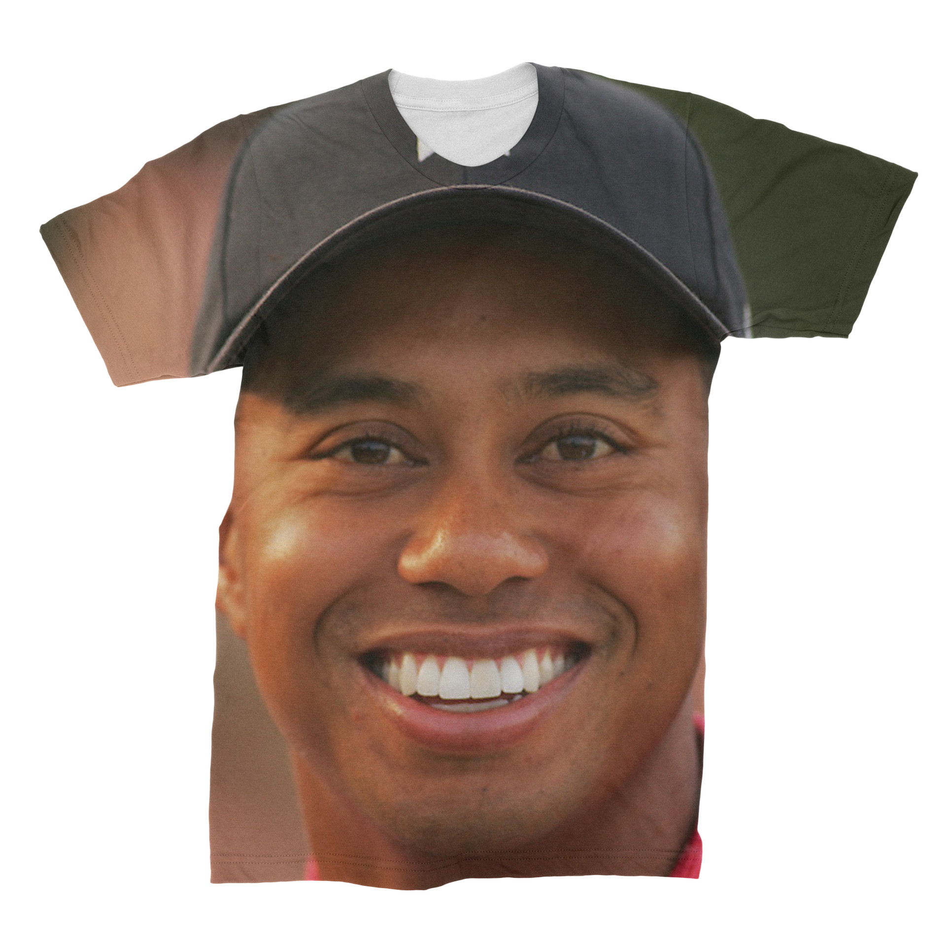 tiger woods face shirt