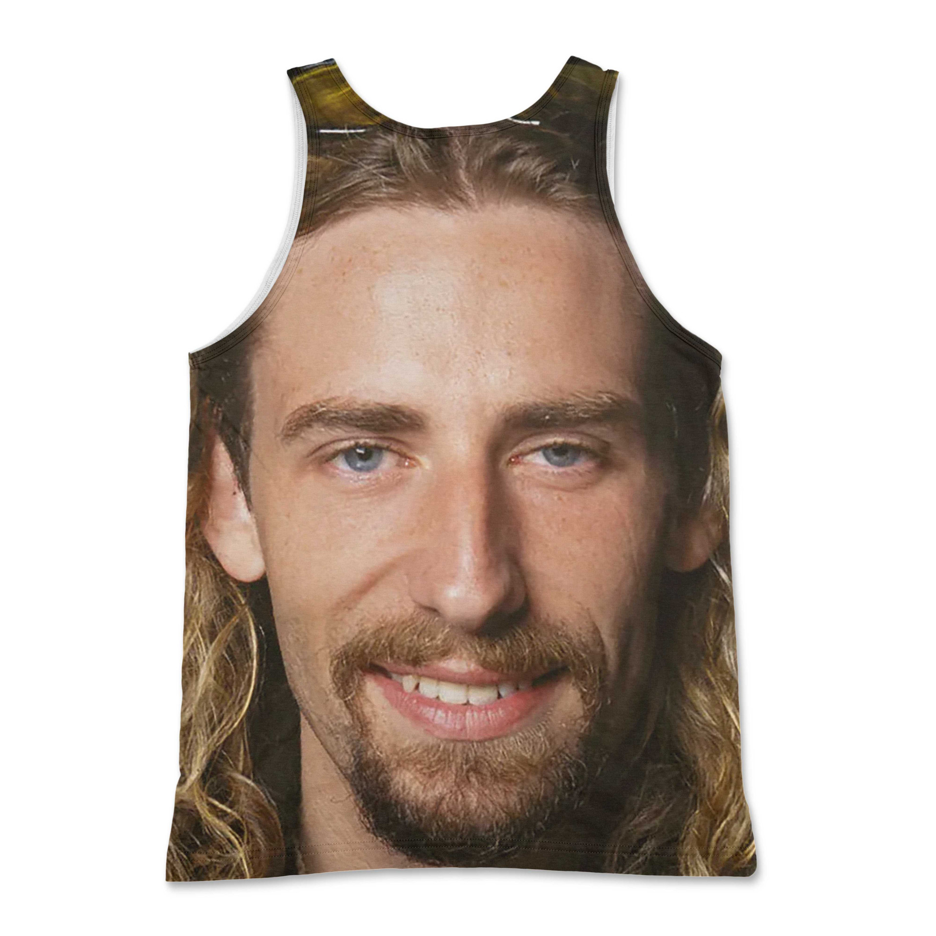greatLAnd Chad TANK TOP CREAM サイズXL Chad Kroeger Big Face Tank Top - Subliworks