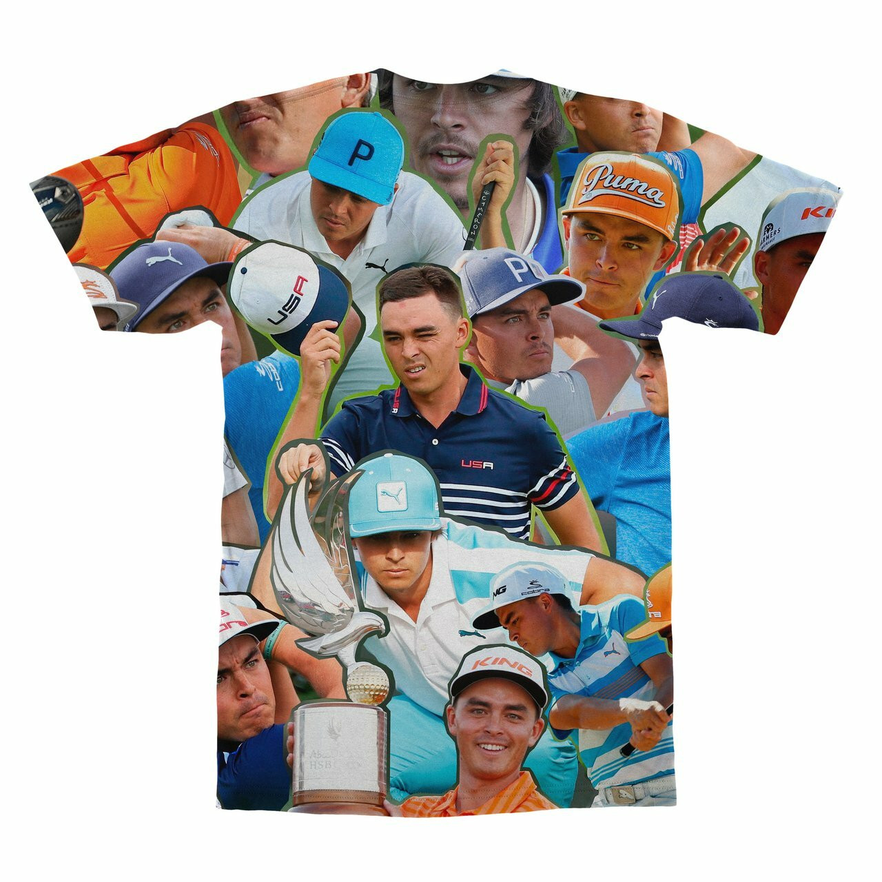 Rickie Fowler Photo Collage T-Shirt
