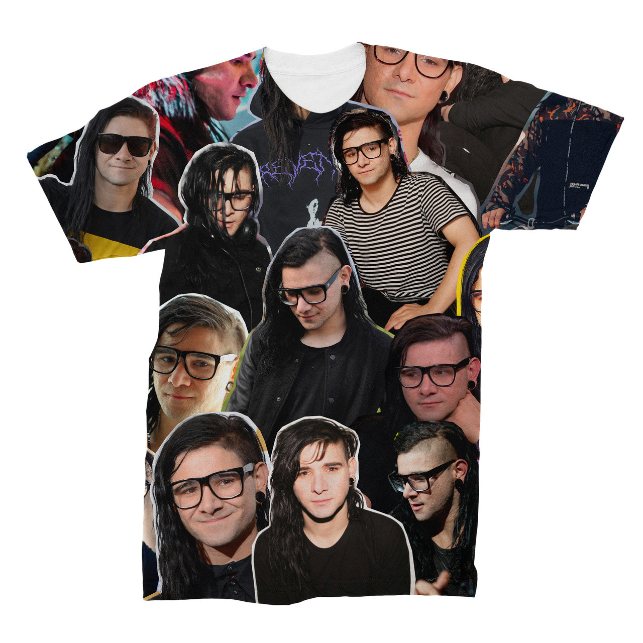 Skrillex Photo Collage T-Shirt