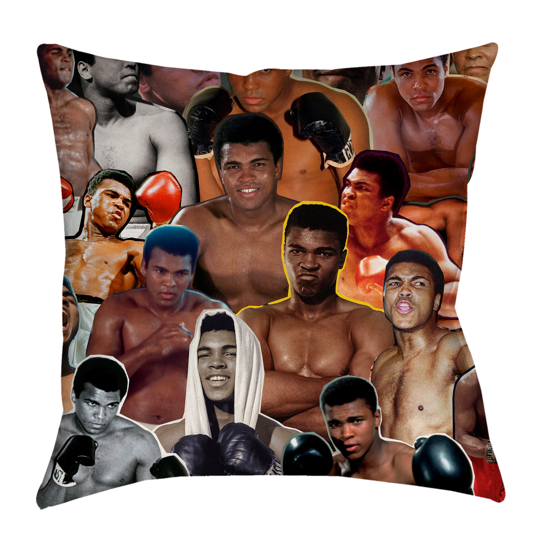 Ali Collage Muhammad Ali Photo Collage Pillowcase