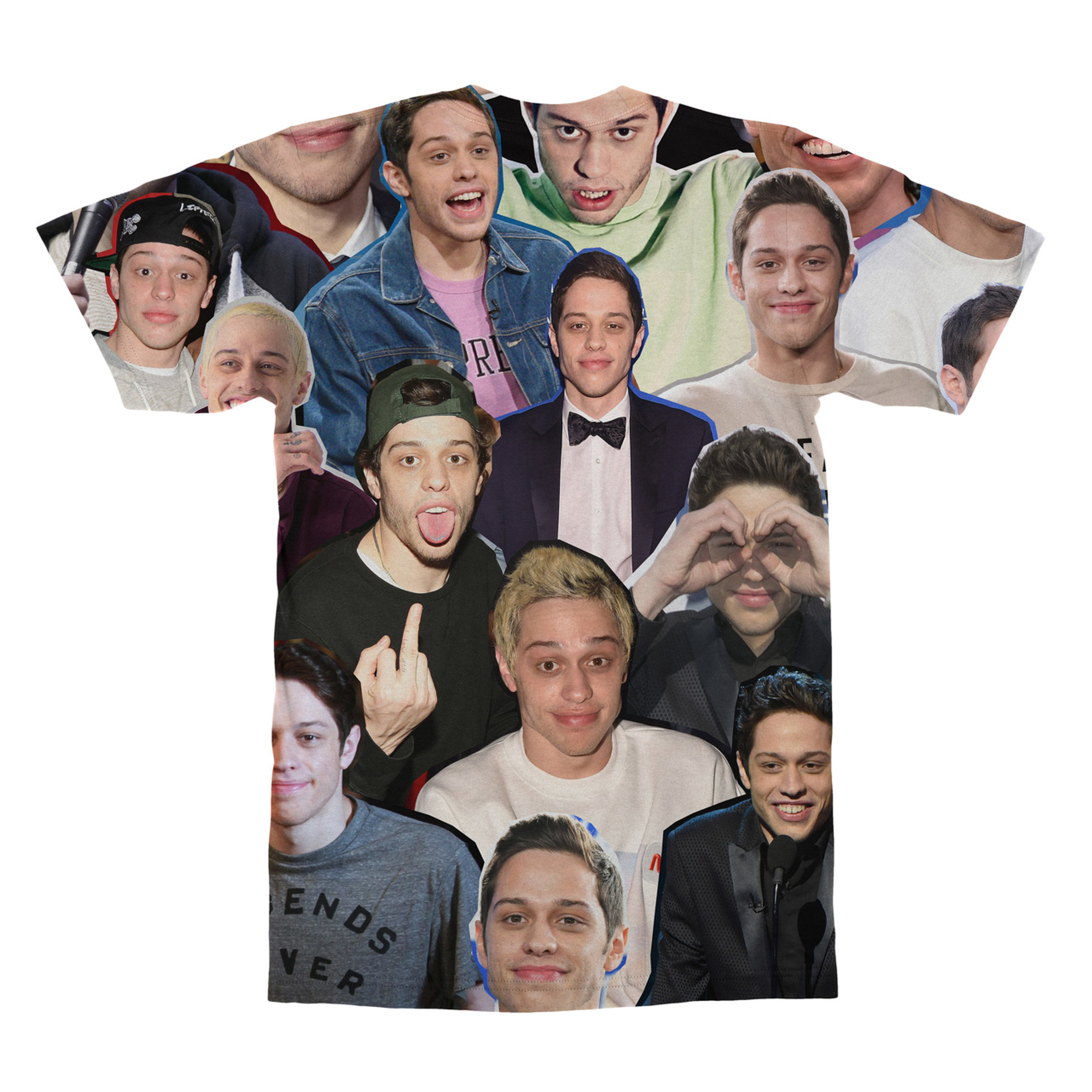 Pete Davidson Photo Collage T-Shirt - Subliworks