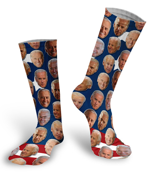 Joe Biden faces Socks