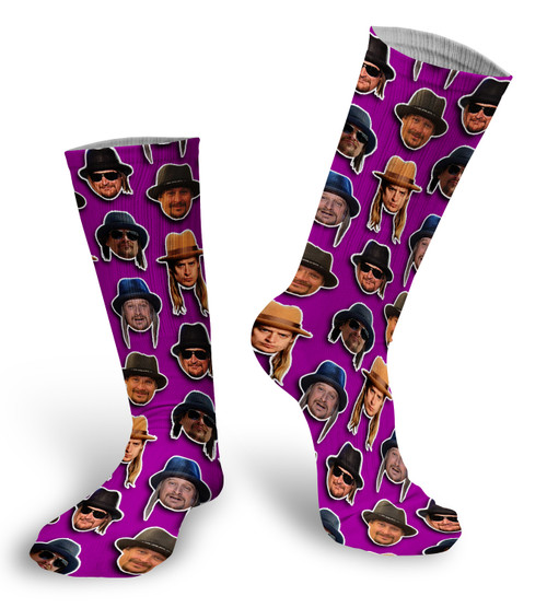 Kid Rock  faces socks