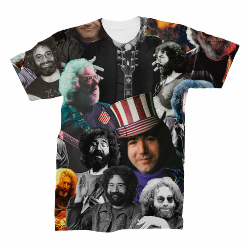 Jerry Garcia Photo Collage T-Shirt
