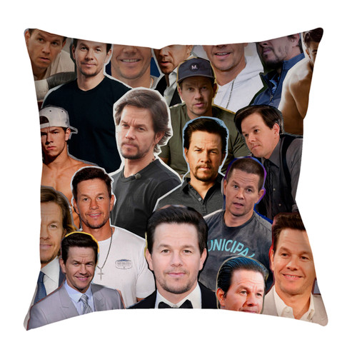 Mark Wahlberg Photo Collage Pillowcase