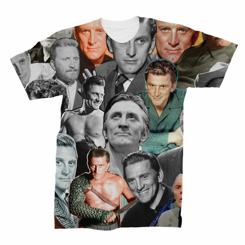Kirk Douglas Photo Collage T-Shirt