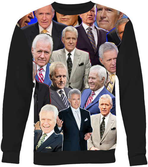 Alex Trebek Jeopardy! Collage Sweater Sweatshirt