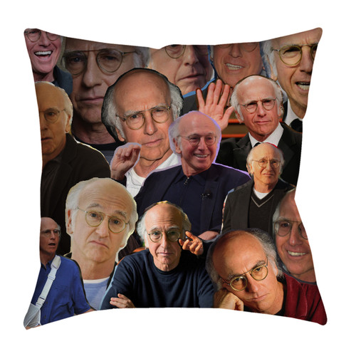 Larry David Photo Collage Pillowcase