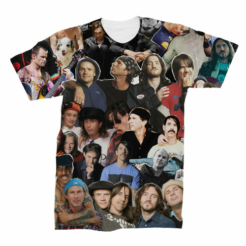 Red Hot Chili Peppers Photo Collage T-Shirt