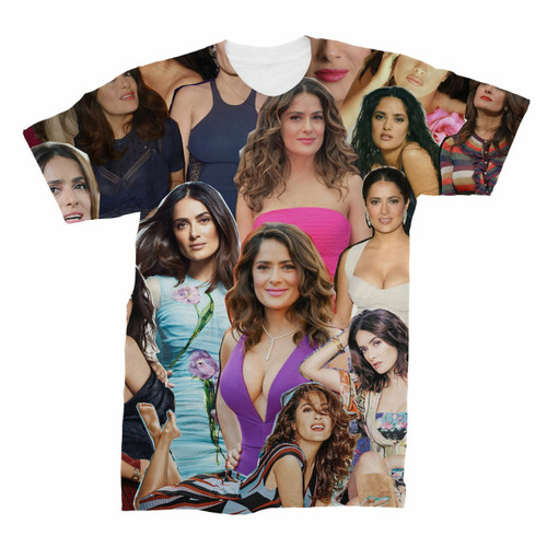 Salma Hayek Photo Collage T-Shirt