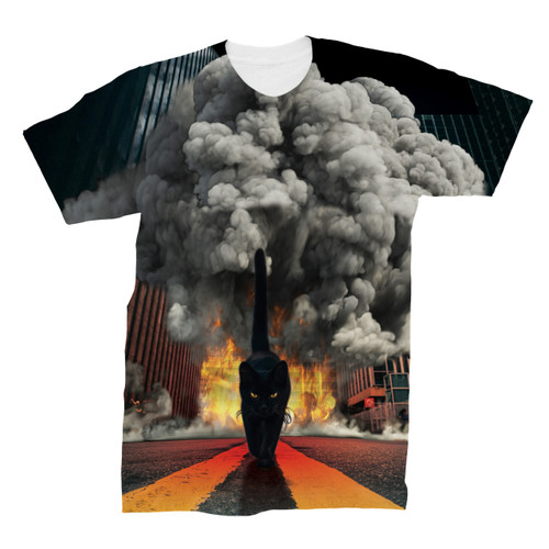 Cat Explosion All Over Print T-Shirt