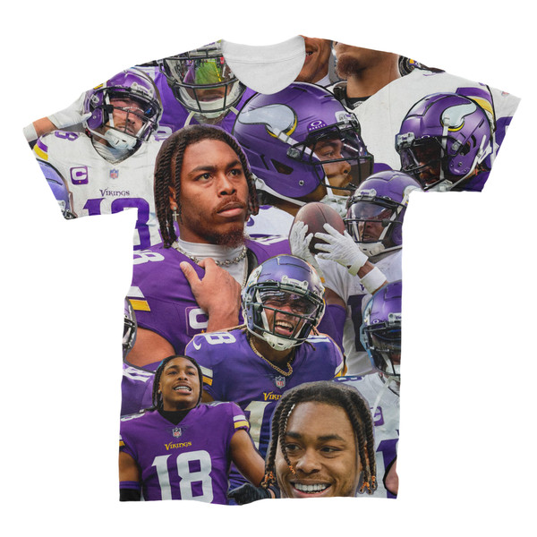 Justin Jefferson Photo Collage T-Shirt