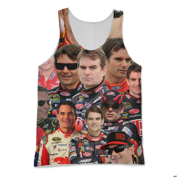 Jeff Gordon Photo Collage Tank Top Jeff Gordon Photo Collage Tank Top