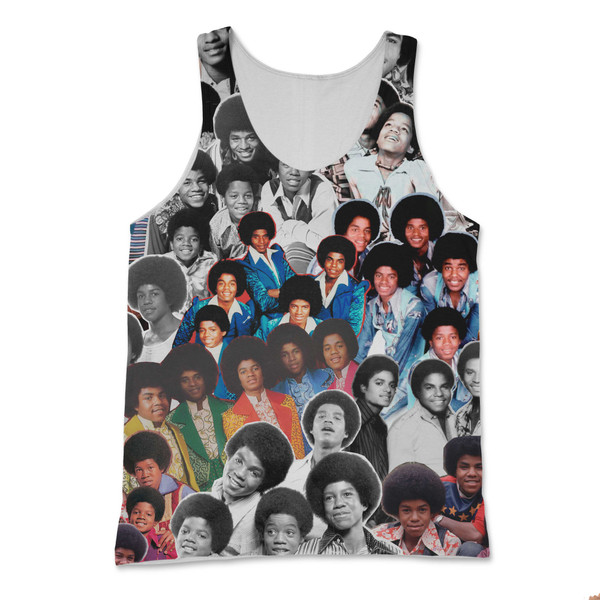 Jackson 5 Photo Collage Tank Top Jackson 5 Photo Collage Tank Top