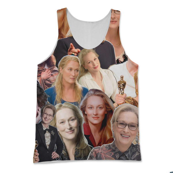 Meryl Streep Photo Collage Tank Top Meryl Streep Photo Collage Tank Top
