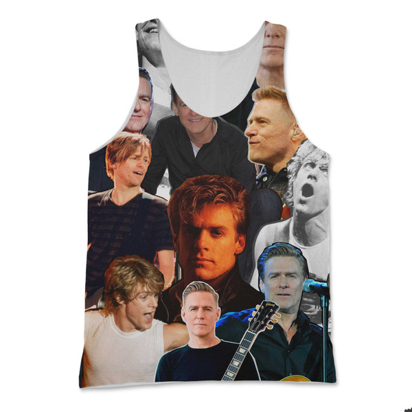 Bryan Adams Photo Collage Tank Top Bryan Adams Photo Collage Tank Top