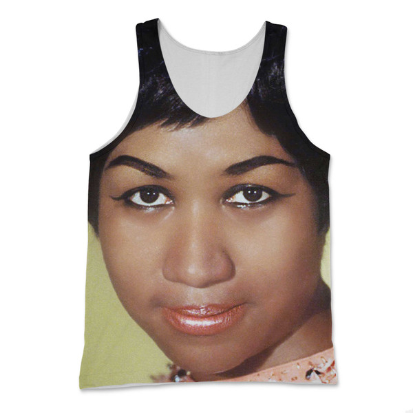 Aretha Franklin Big Face Tank Top Aretha Franklin Big Face Tank Top