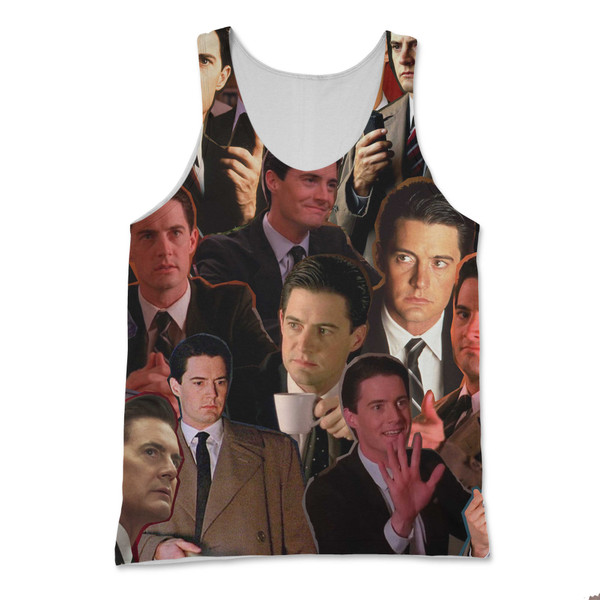 Dale Cooper Twin Peaks Photo Collage Tank Top