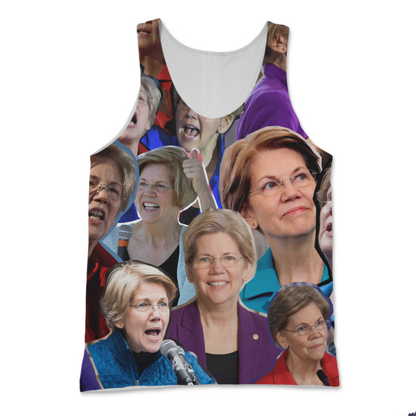 Elizabeth Warren Photo Collage Tank Top Elizabeth Warren Photo Collage Tank Top