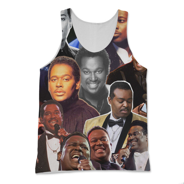 Luther Vandross Photo Collage Tank Top Luther Vandross Photo Collage Tank Top
