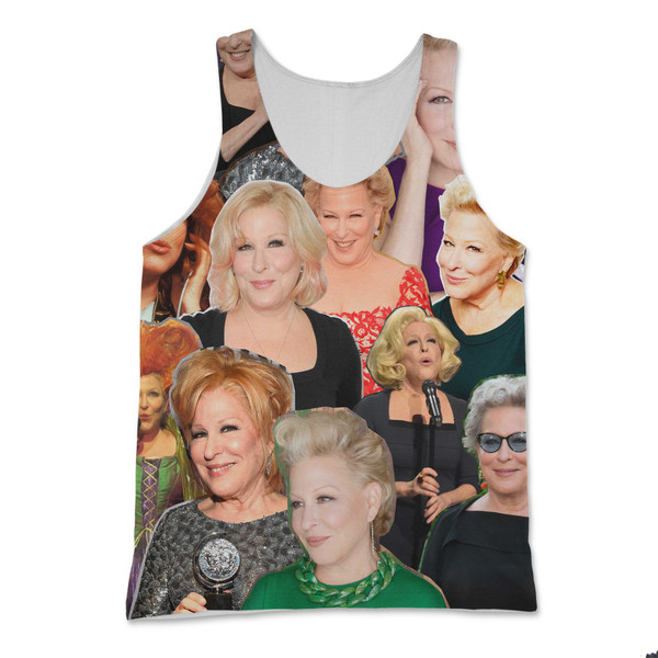 Bette Midler Photo Collage Tank Top Bette Midler Photo Collage Tank Top