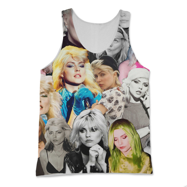 Debbie Harry (Blondie) Photo Collage Tank Top Debbie Harry (Blondie) Photo Collage Tank Top