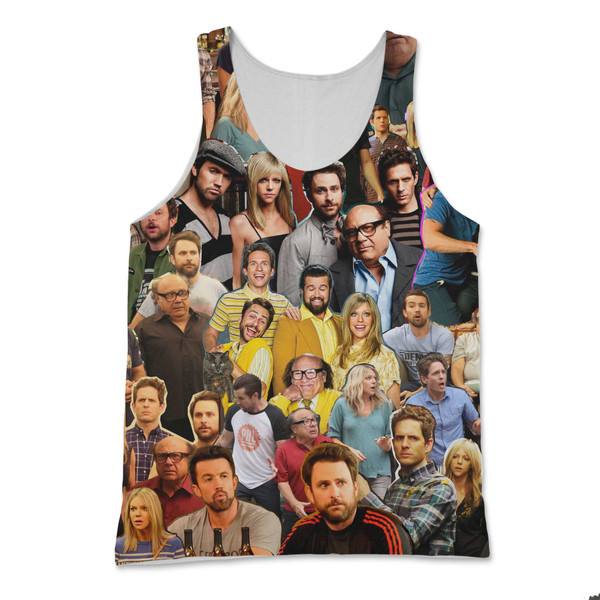It's Always Sunny in Philadelphia TV Show Photo Collage Tank Top It's Always Sunny in Philadelphia TV Show Photo Collage Tank Top