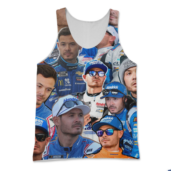 Kyle Larson Photo Collage Tank Top Kyle Larson Photo Collage Tank Top